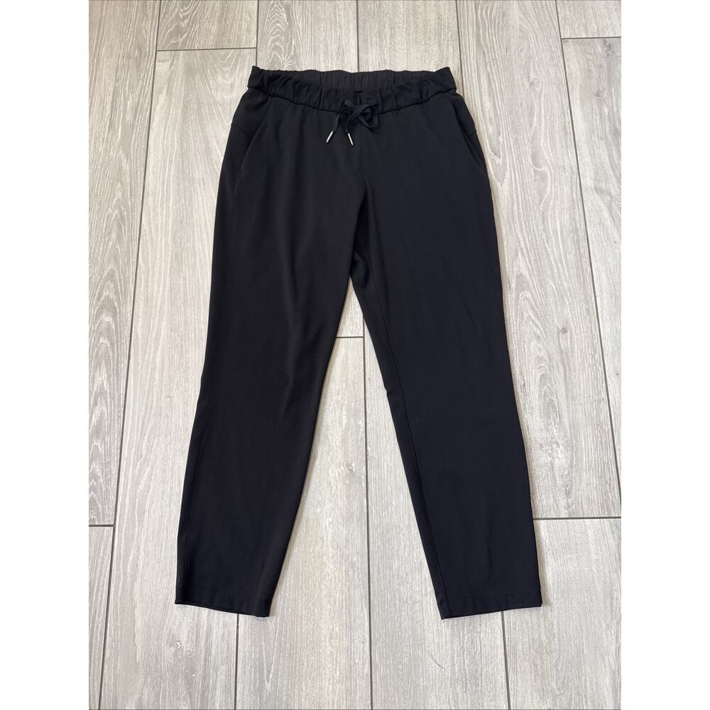 LULULEMON On The Fly Pant Black Pull On Athletic Active Pockets Stretch Size 8 - Picture 4 of 11